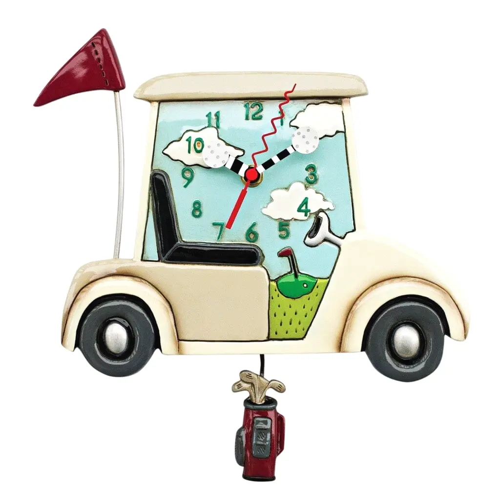 Stay the Course nautical wall clock for coastal home or beach cottage decor