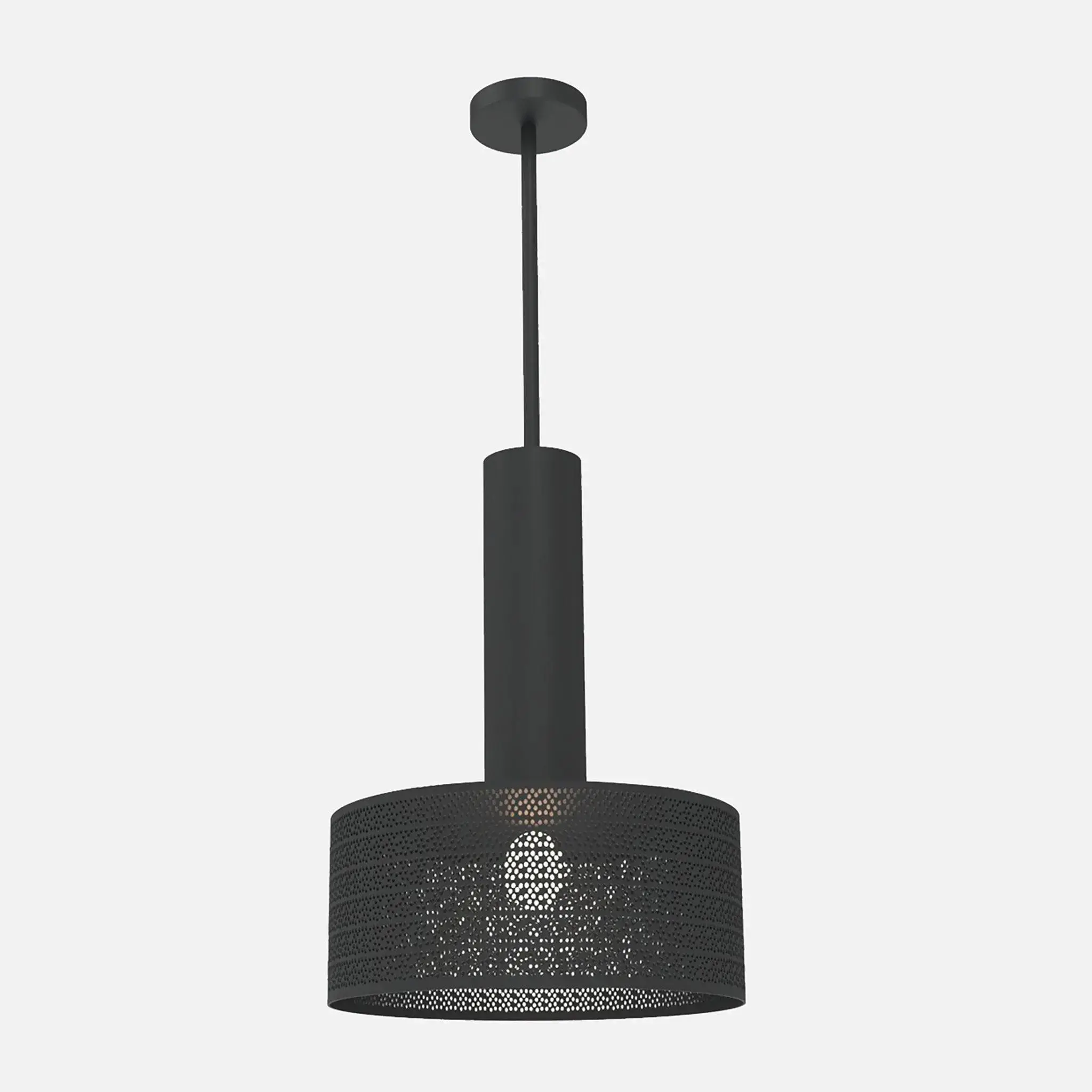 Alula modern black Moroccan pendant light for dining room or living room ambience