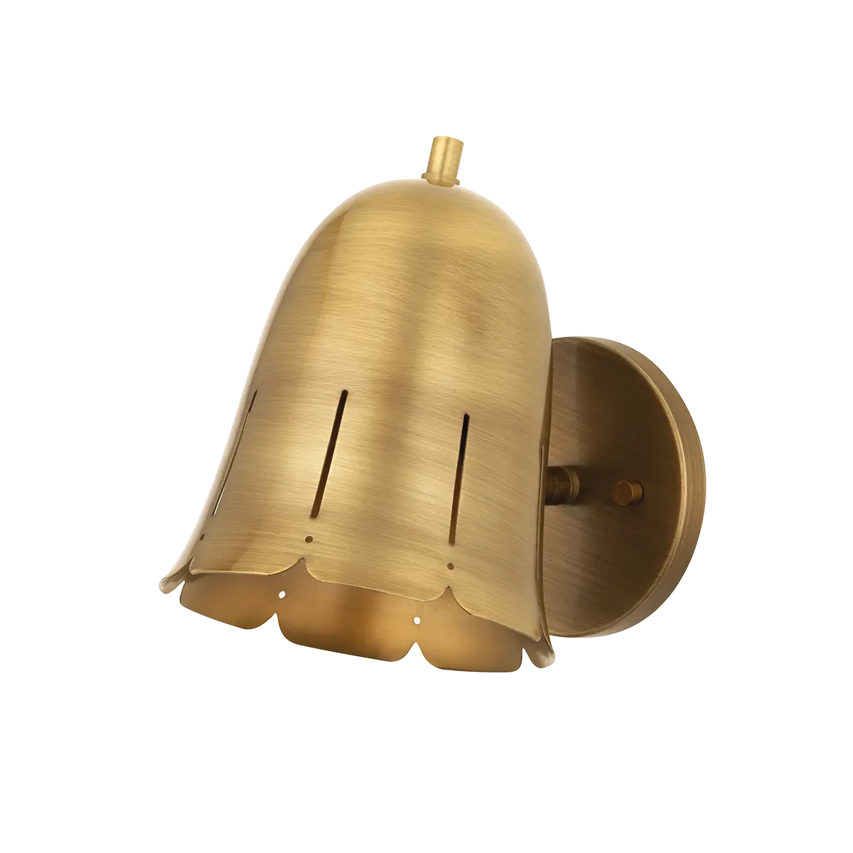 Patina brass wall sconce, vintage-inspired wall lighting fixture for hallway, dining or bedroom décor