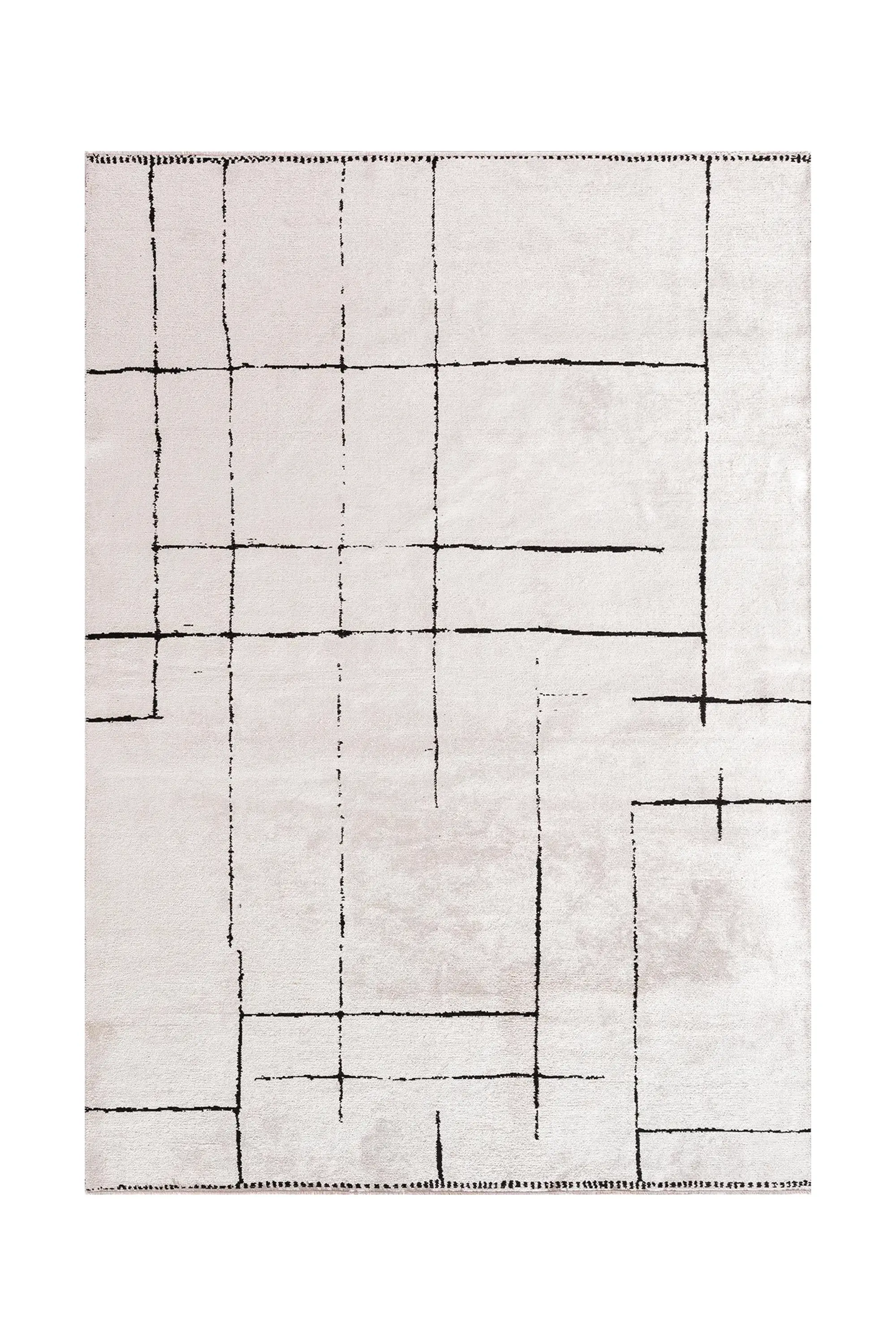 Bekkie textured area rug for casual living room, dining area or hallway