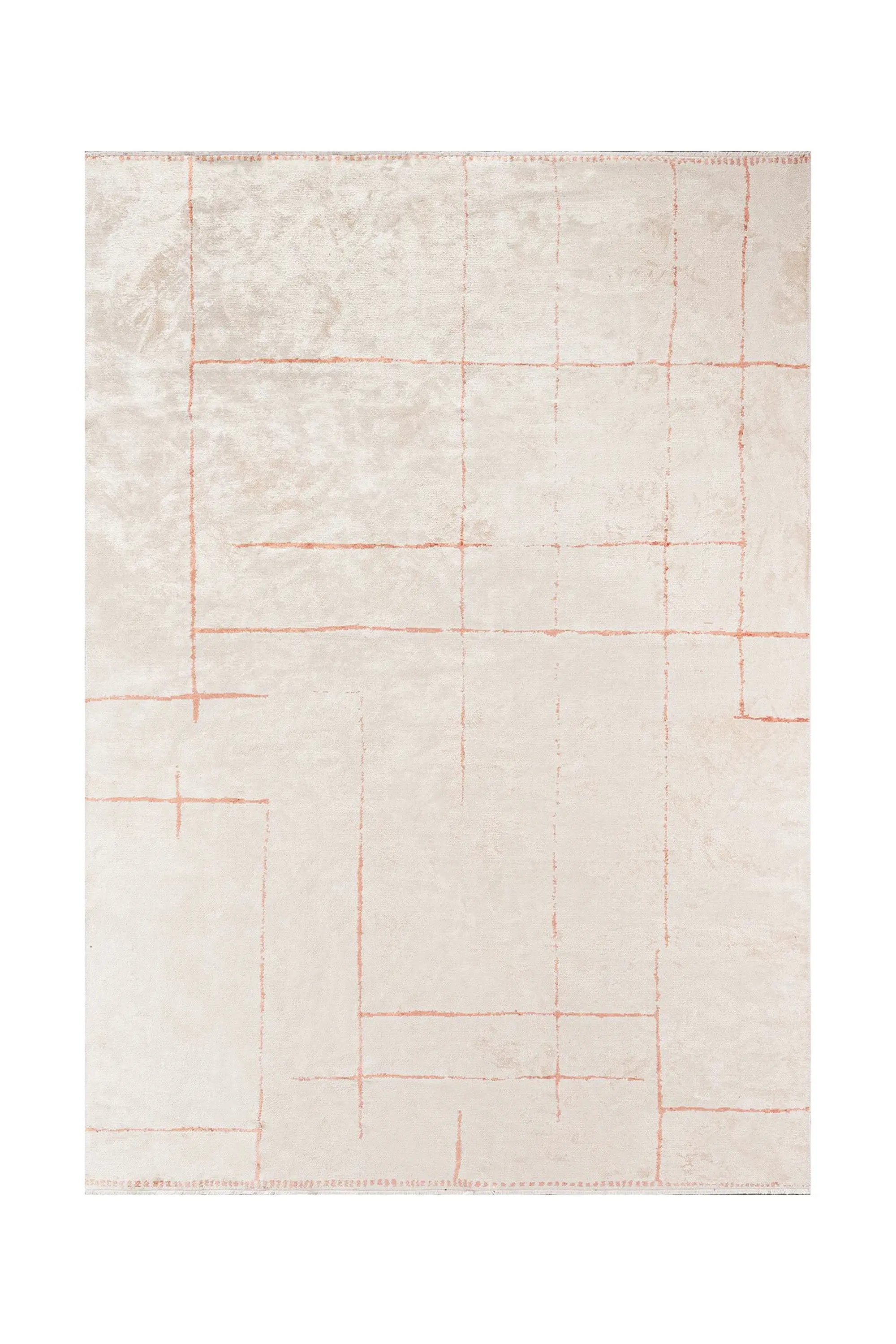 Blushed soft pink area rug for cozy bedroom, nursery or feminine home decor