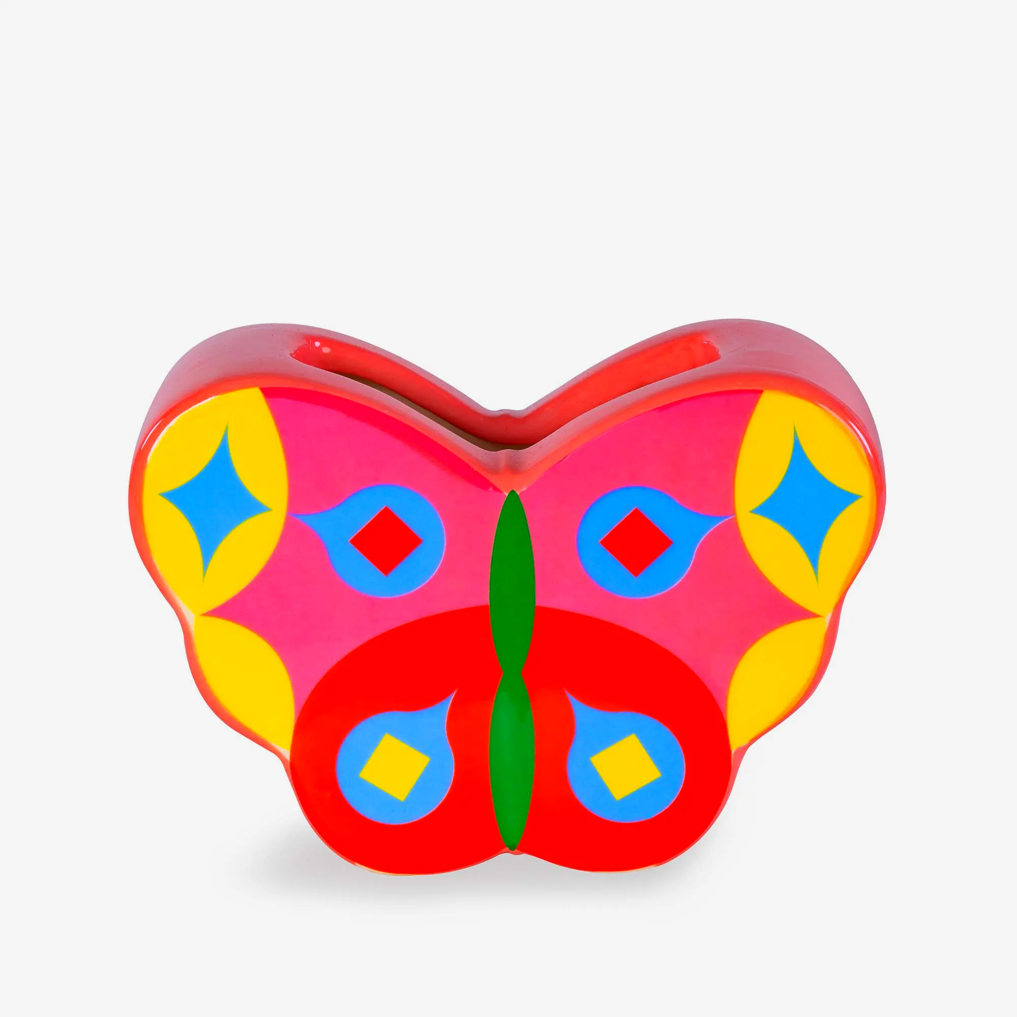 Butterfly pencil cup whimsical desk organizer for home office kids’ room or art supplies