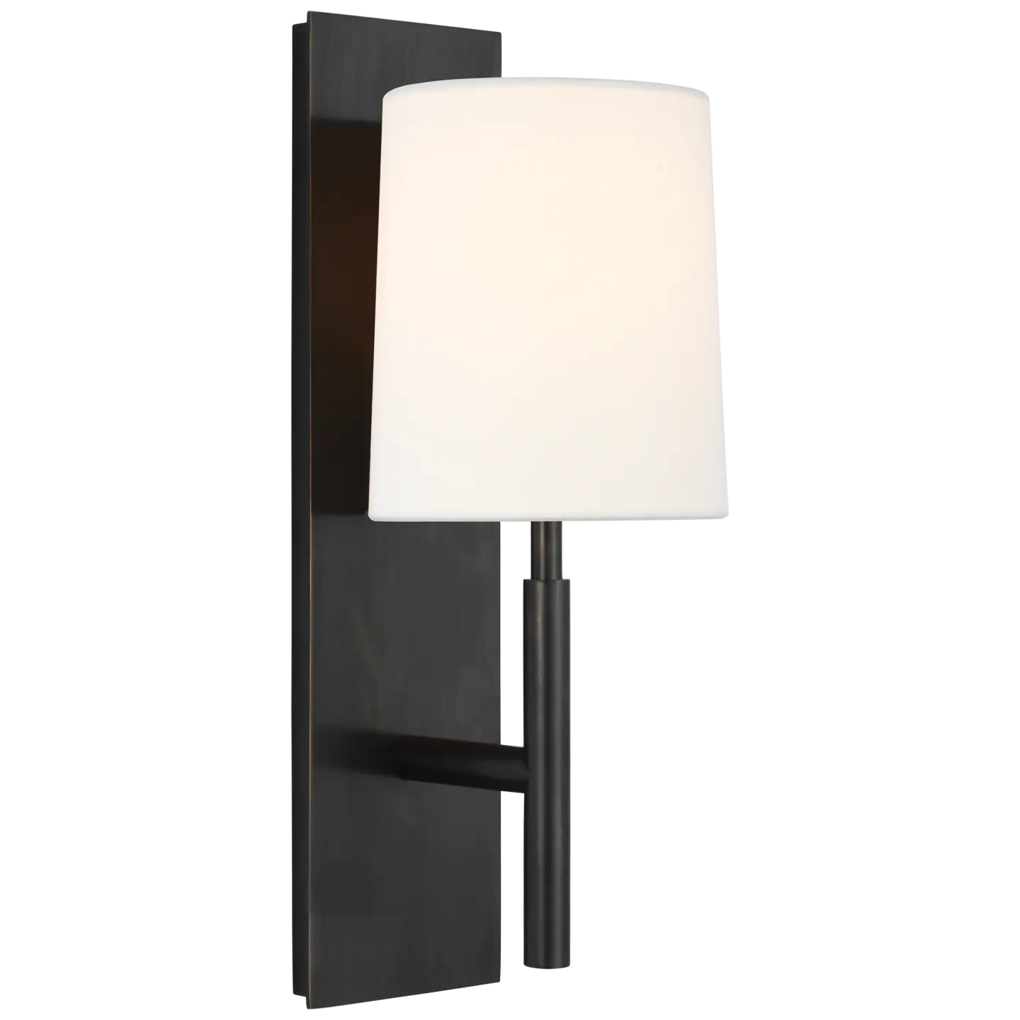 Medium bronze wall sconce, stylish modern lighting for living room, bedroom, or bathroom walls