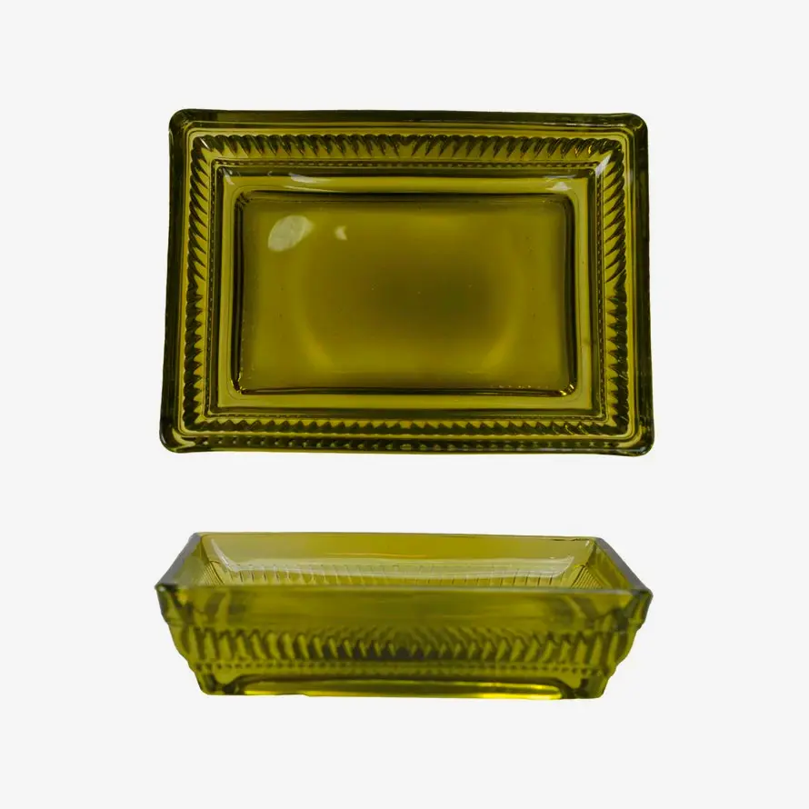 Olive soap dish for bathroom elegance by Creative Co op