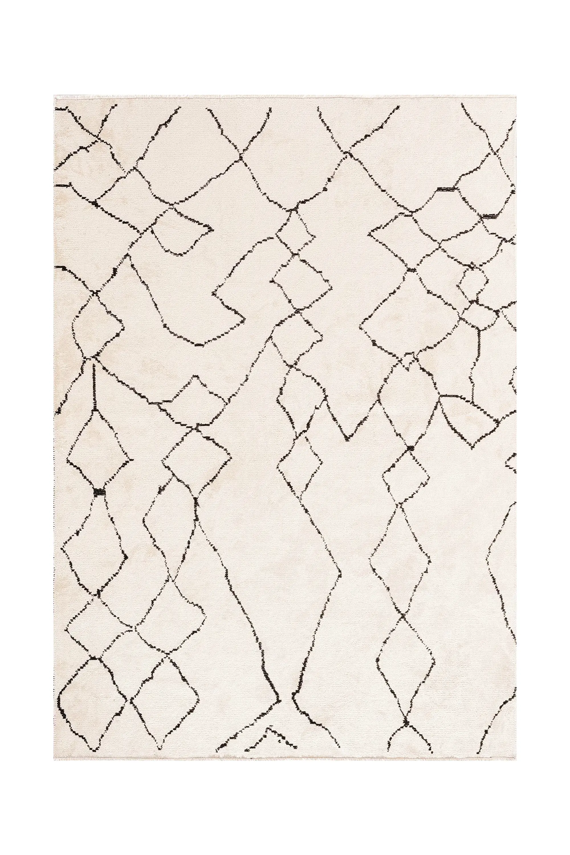 Dancing Lines abstract pattern rug for modern living room or office space
