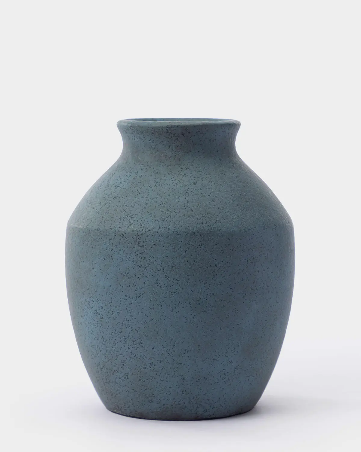 Delgado Blue Vase Bold blue ceramic vase a perfect decor accent for coastal contemporary or eclectic interiors.