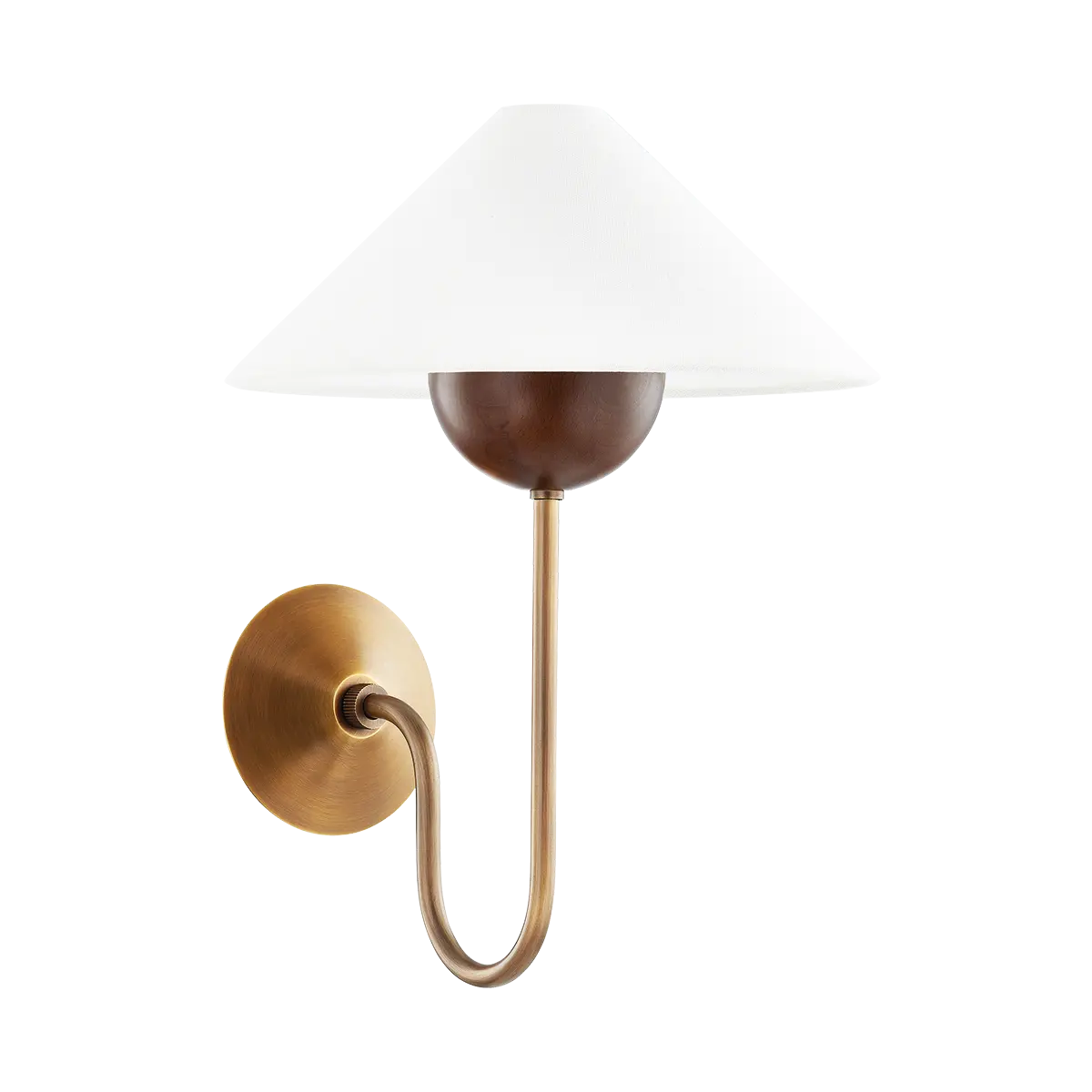 Patina brass wall sconce, classic wall lighting fixture for bedroom, hallway or living room décor