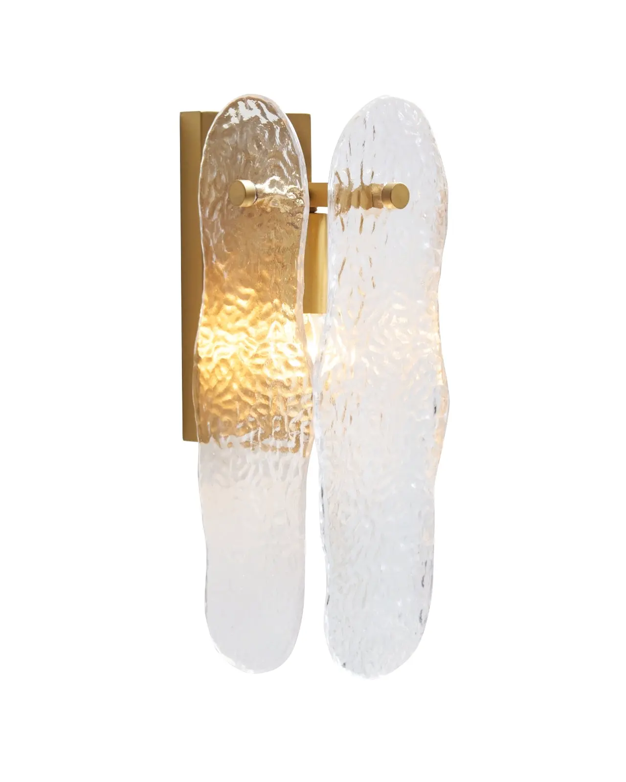 Glaze contemporary wall sconce light fixture for living room or hallway décor