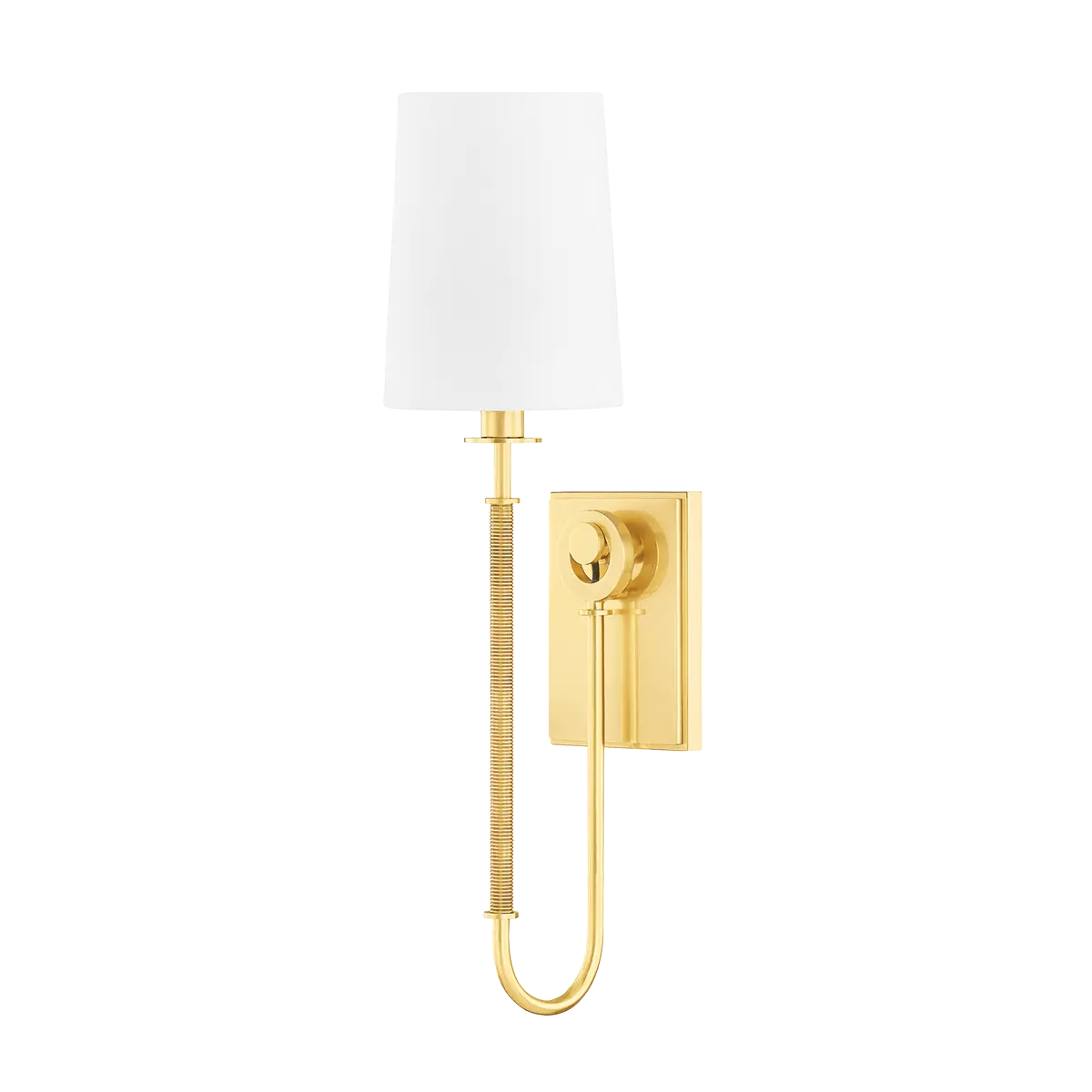 Aged brass wall light, chic elegant wall lighting for hallway, bathroom or bedroom décor