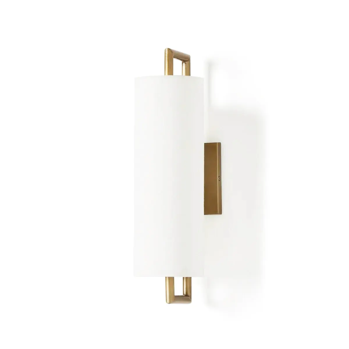 Aged brass and iron wall sconce, rustic industrial wall lighting for entryway, bedroom or office décor