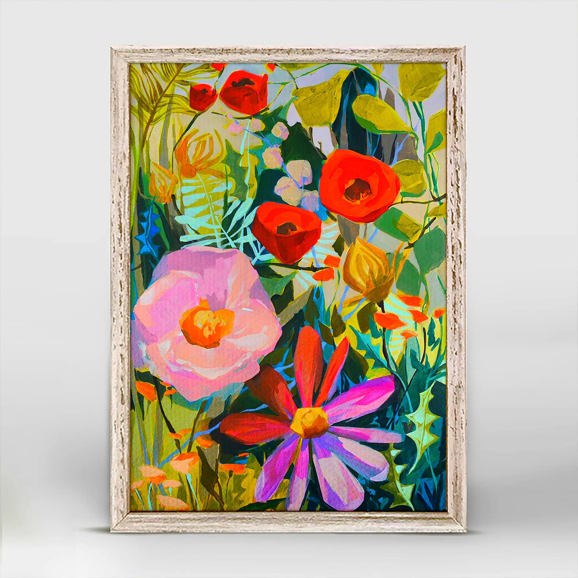 Nostalgic Hello Old Friends canvas sentimental wall art for family room hallway gallery wall or meaningful office decoration