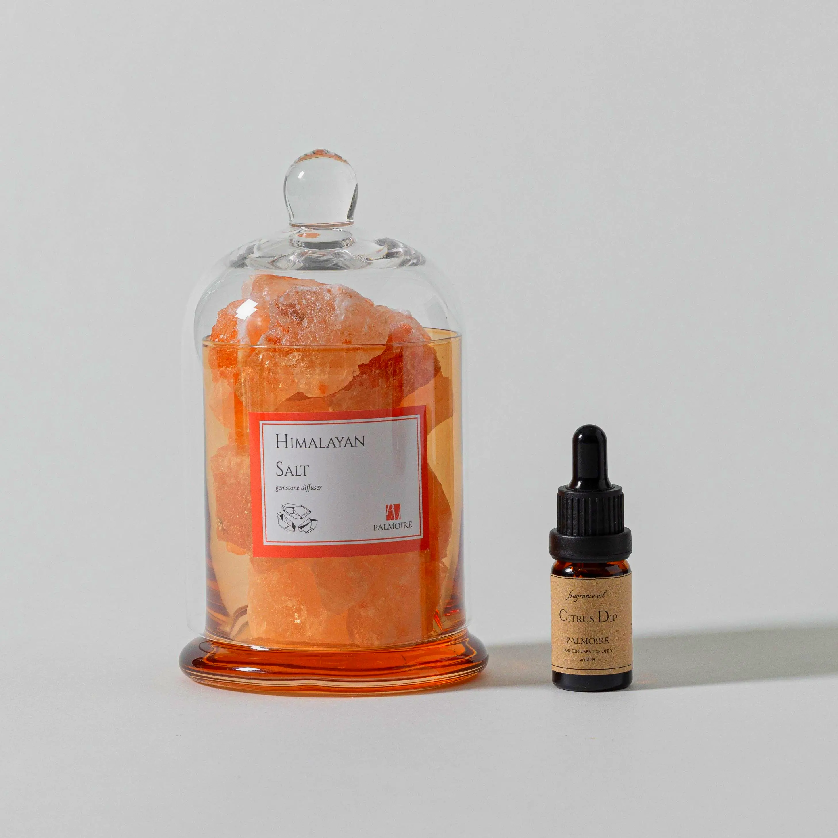 Himalayan salt gemstone diffuser wellness decor for bedroom spa bathroom or meditation space