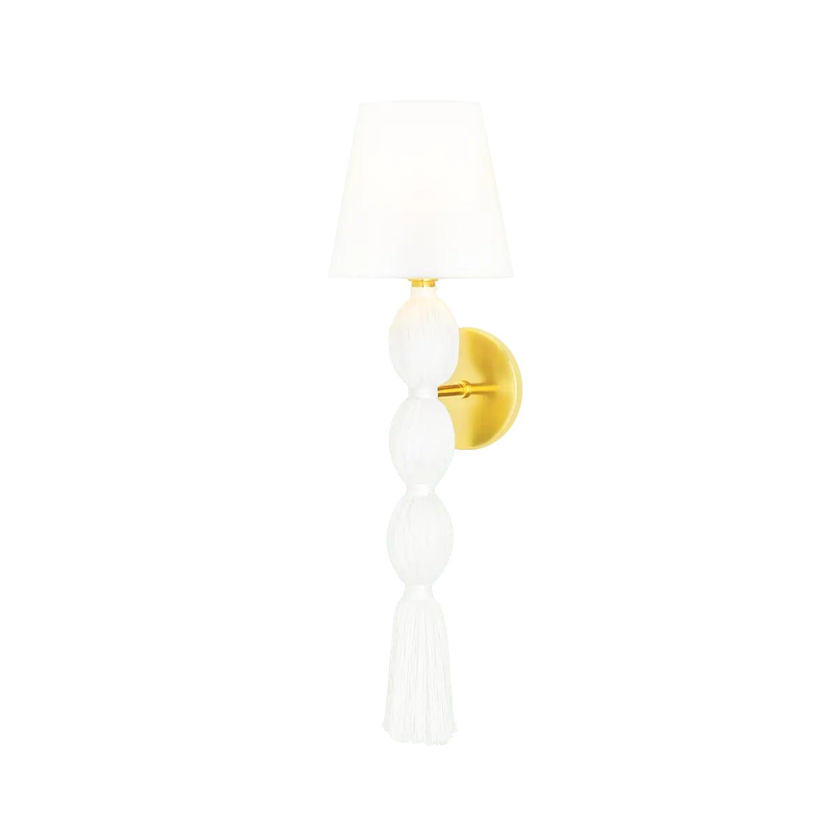 Aged brass wall sconce, timeless wall lighting fixture for bedroom, bathroom or living space décor