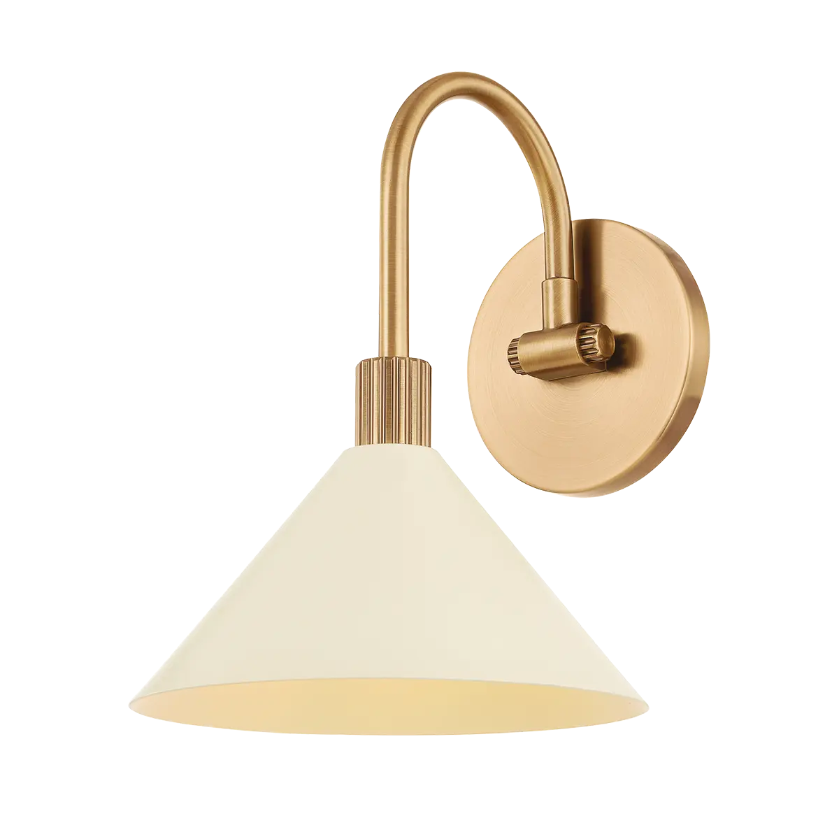 Soft sand brass wall light, contemporary wall lighting fixture for bedroom, living room or bathroom