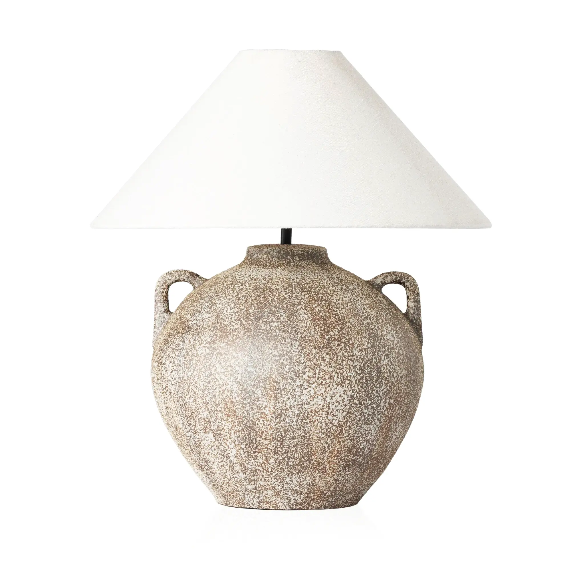 Kenoa smoked oak table lamp for rustic modern bedrooms or cozy living rooms