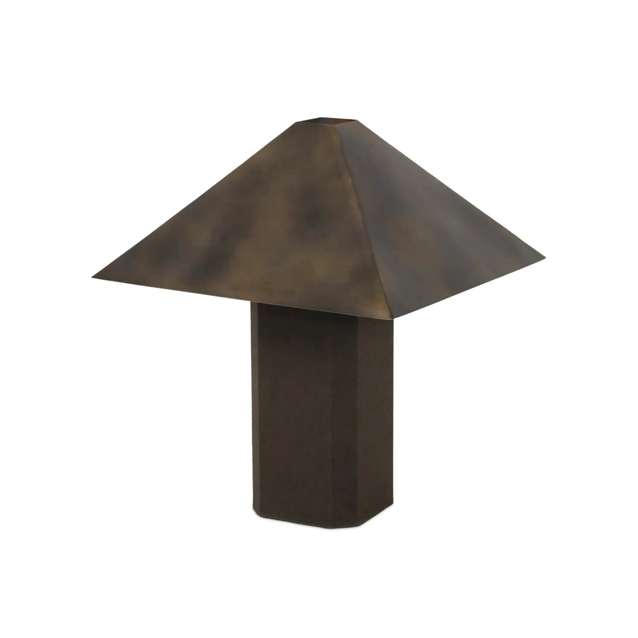 Kenric forest green canvas table lamp for stylish bedroom nightstands or study desks
