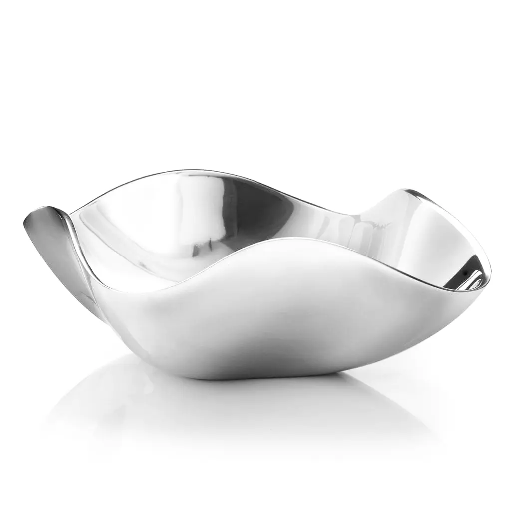 Nambe Oceana Venus Serving Bowl ocean inspired serving bowl for dining or coastal living decor