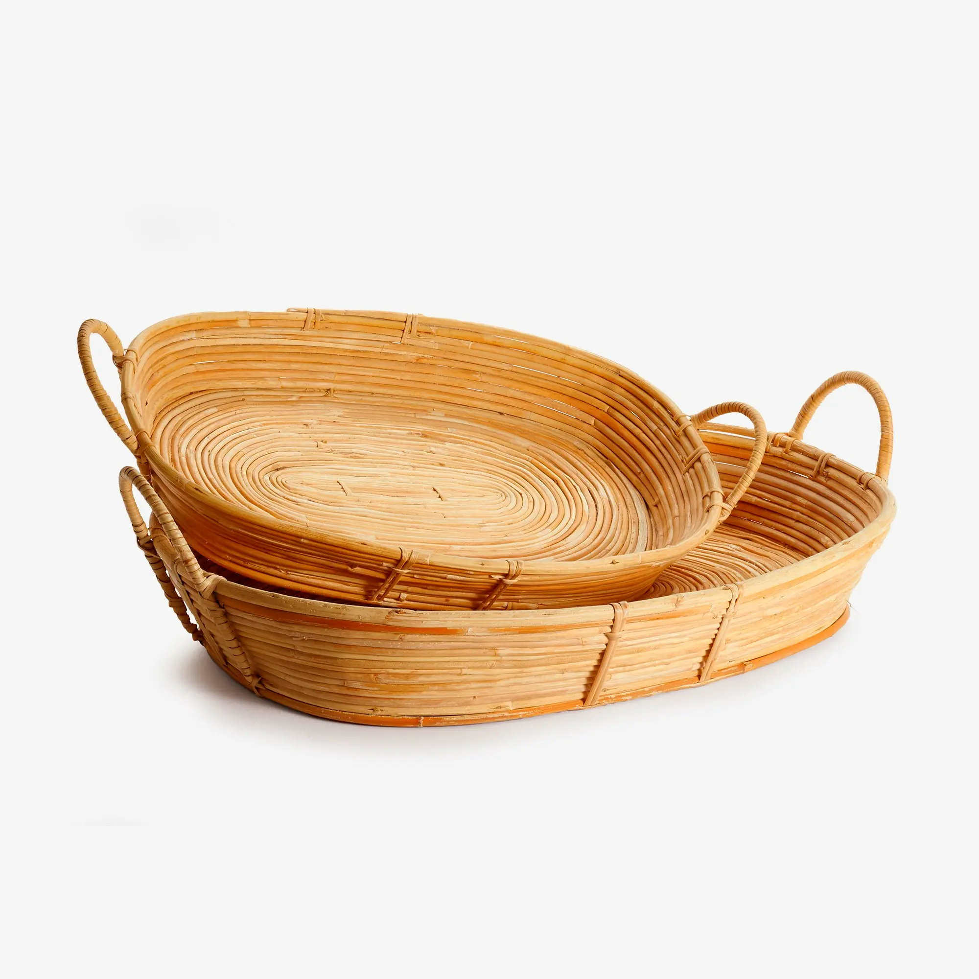 Dezi Octagonal Tray Set set of 2 serving trays for dining or garden entertaining.