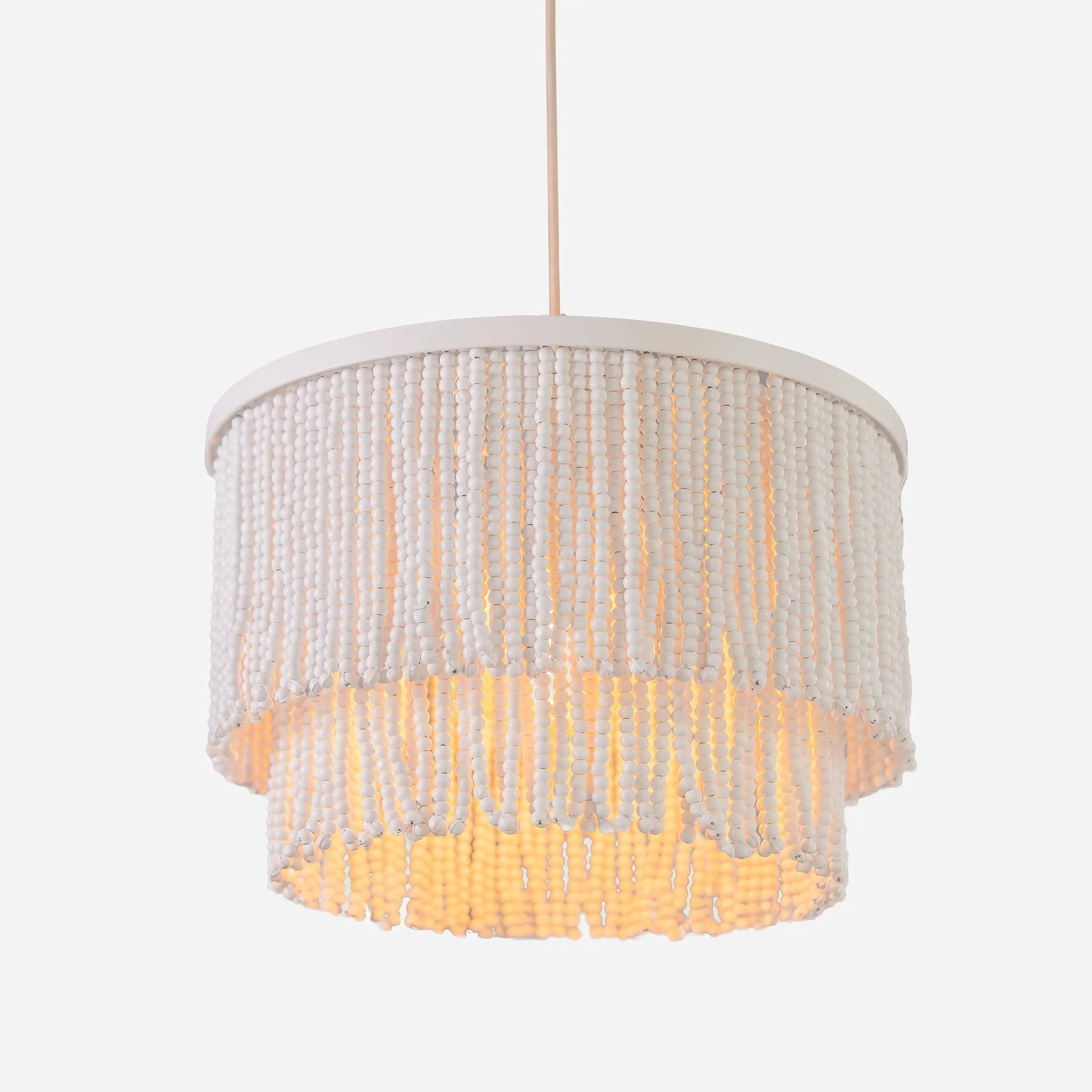 Nursery beaded pendant light Lindiwe for cozy bedroom or nursery ceiling decor