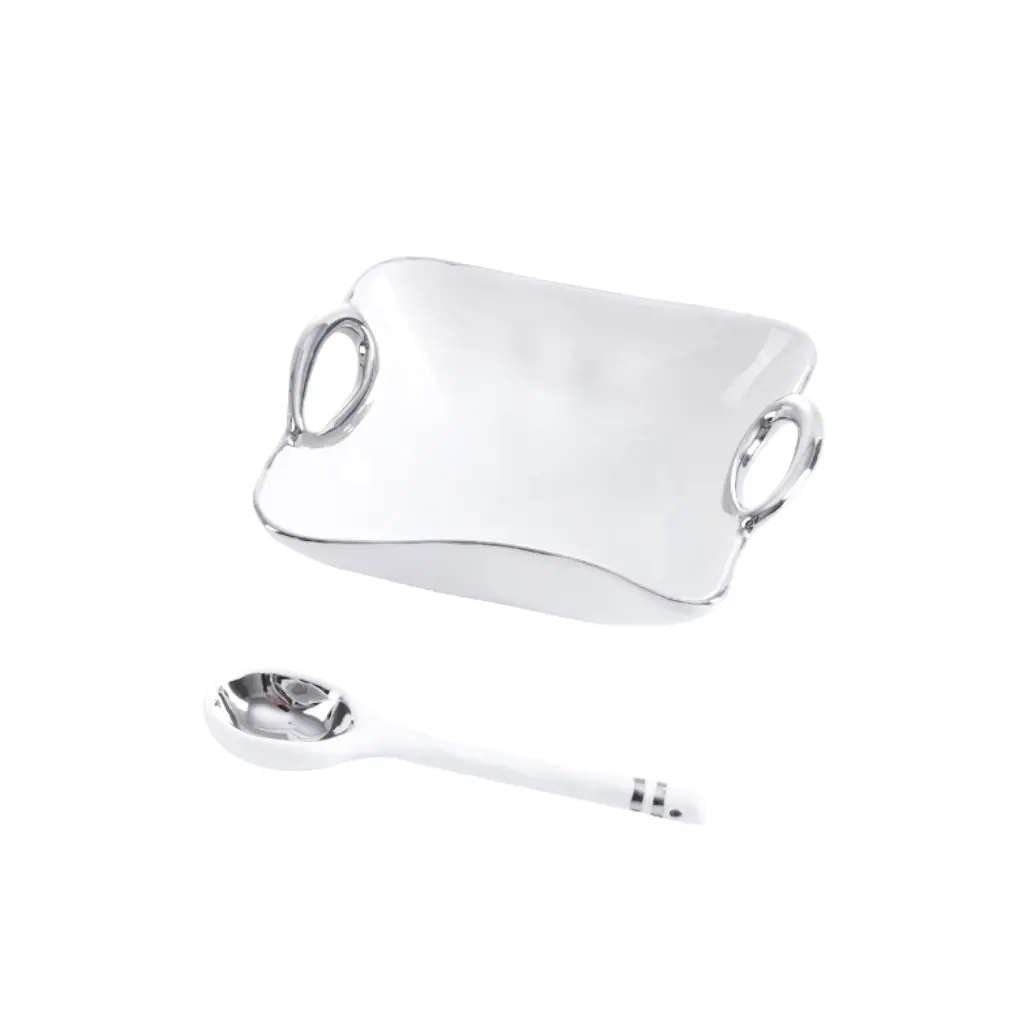 Pampa Bay Handles Porcelain Bowl Set elegant bowl set for kitchen entertaining or dining table