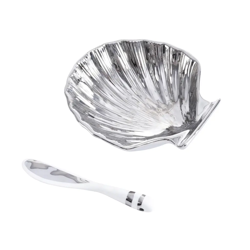 Pampa Bay Shell Bowl Set seashell inspired serving bowls for coastal dining or living room decor