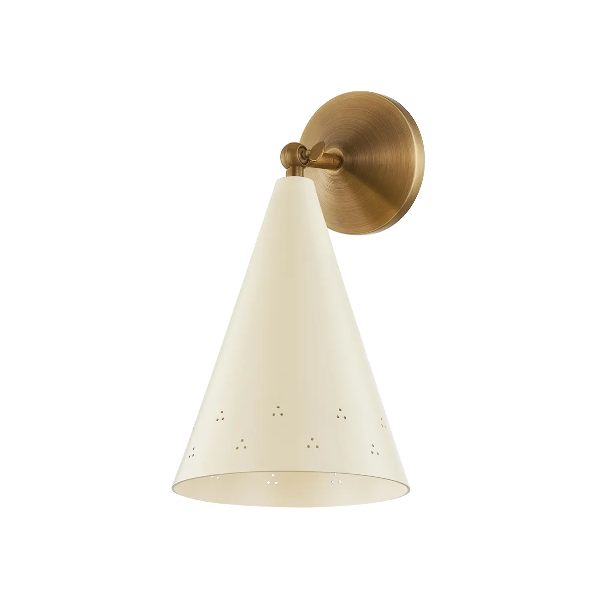 Historic bronze wall sconce, classic wall lighting fixture for living room, dining room or office décor