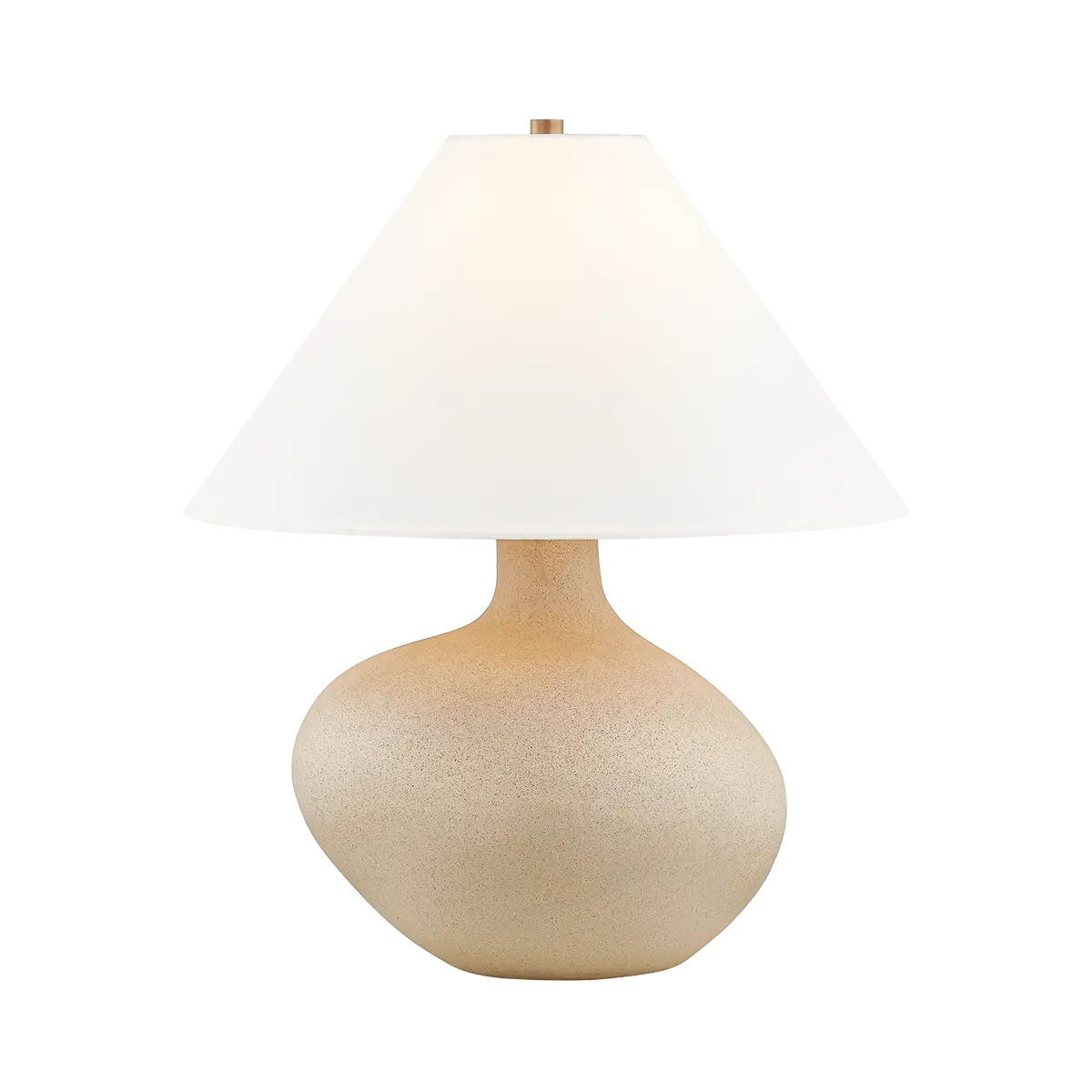 Rachie brass and ceramic terracotta table lamp for eclectic living or artistic bedrooms