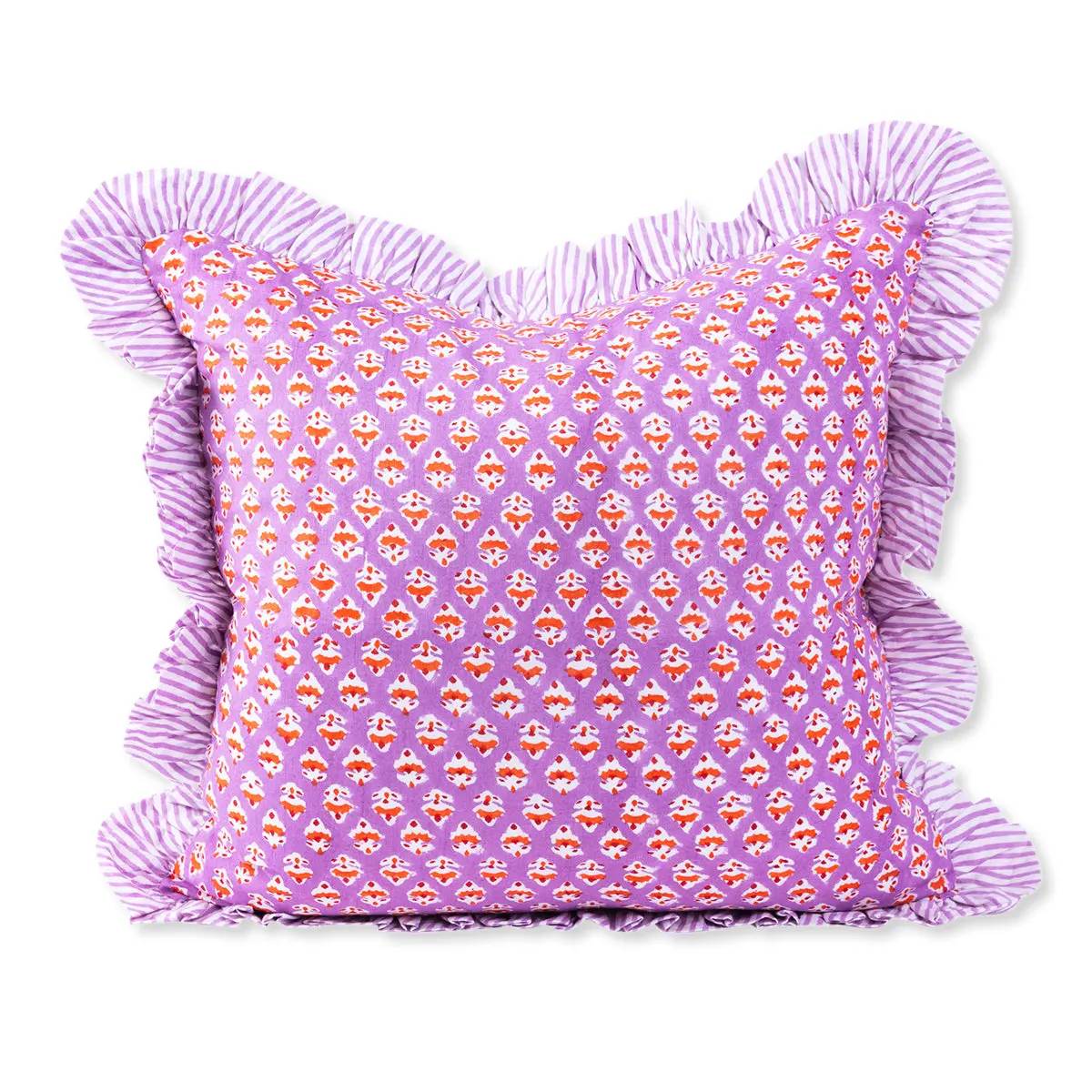 Ruffle throw pillow Ambroeus soft ruffle accent cushion for shabby chic sofa or bed decor