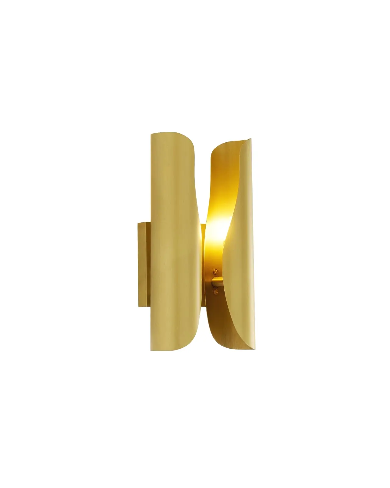 Sebastian brass wall sconce gold finish for bedroom or bathroom vanity lighting