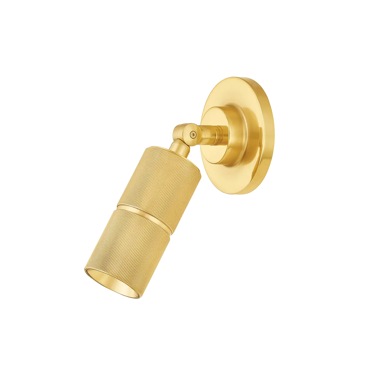 Aged brass wall sconce, transitional decorative lighting fixture for dining room or bedroom décor