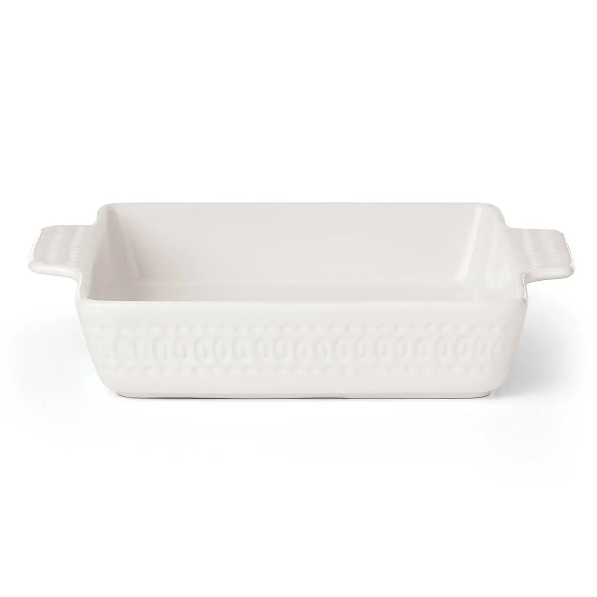 Kate Spade Willow Drive cream square baker perfect for oven-to-table kitchen and dining serveware